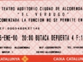 entrada preestreno (el verdugo)